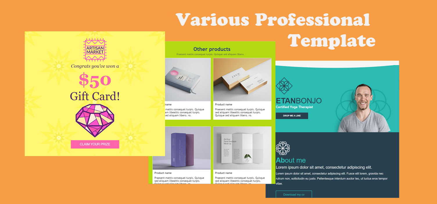 various email campaign templates